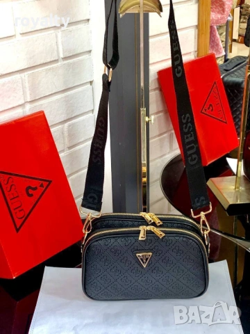 Guess Черна Дамска Чанта 