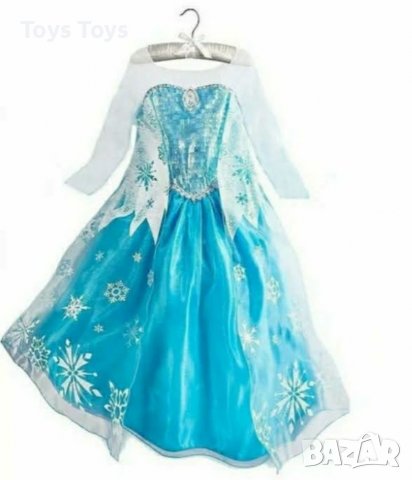 Нежни бляскави пантофки на Елза /аксесоари / колие / рокли, снимка 5 - Други - 35480468