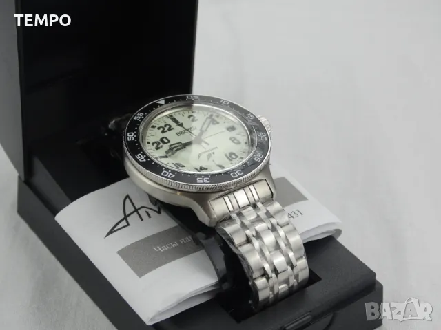 ВОСТОК АМФИБИЯ АВТОМАТИЧЕН-24 часа-FULL LUME ref: 72014Б , снимка 4 - Мъжки - 42691792