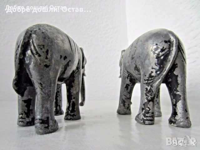 Слонове различни фигури: стар ограничител за книги със слон, фигура, дърворезба, снимка 6 - Статуетки - 29280609