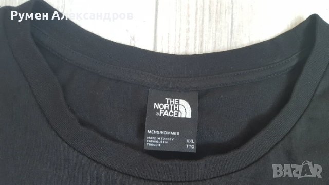Черна мъжка тениска North Face размер XXL, снимка 6 - Тениски - 50569856