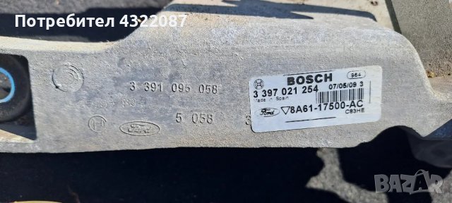 Механизъм с моторче чистачки  FORD FIESTA Форд Фиеста 1.2 60 к.с 2009-2013Г, снимка 2 - Части - 49882182