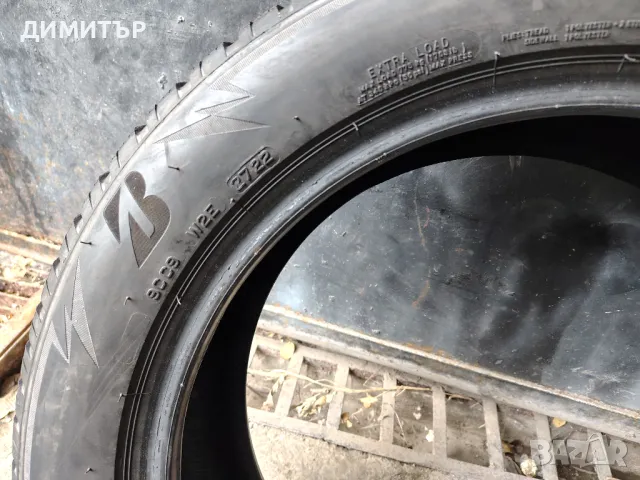 2бр.зимни гуми BRIDGESTONE 215/55/18 99V DOT 2722, снимка 6 - Гуми и джанти - 49377142