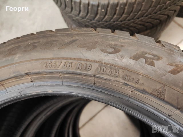 2бр. зимни гуми 255/45/19 Pirelli, снимка 3 - Гуми и джанти - 51859783
