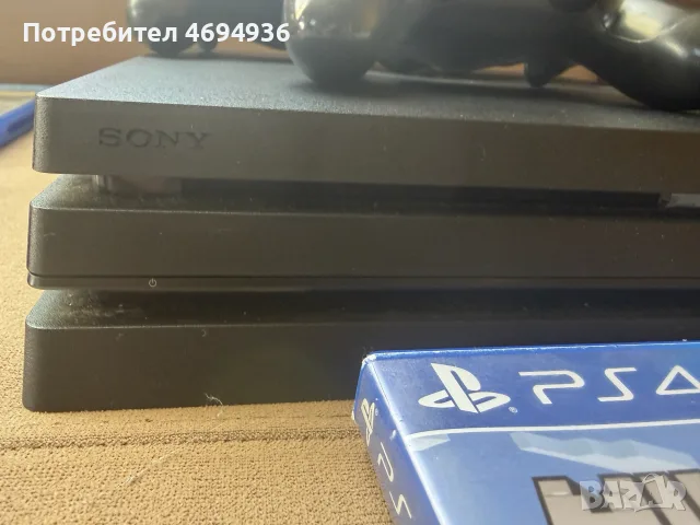 ps4 pro 1tb много запазен идва със три оригинални джойстика и много игри , снимка 3 - PlayStation конзоли - 55884463