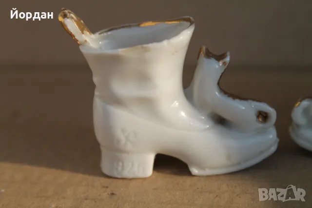 Стари порцеланови обувки, снимка 4 - Колекции - 47764662