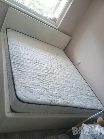 Легло /спалня + 2 нощни шкафчета + матрак + повдигащ механизъм и подматрачна рамка , снимка 18 - Спални и легла - 51707537