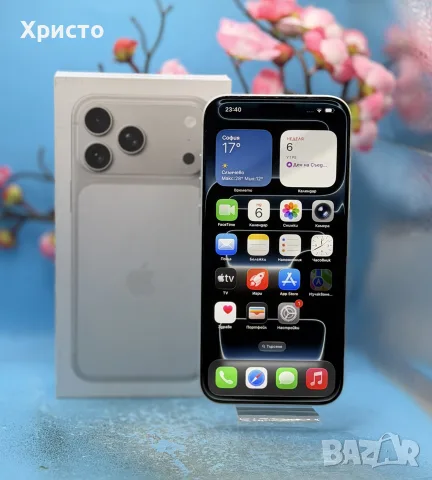 ГАРАНЦИОНЕН!!! Apple iPhone 17 Pro Max, 256GB, 5G, Silver, снимка 6 - Apple iPhone - 55976273