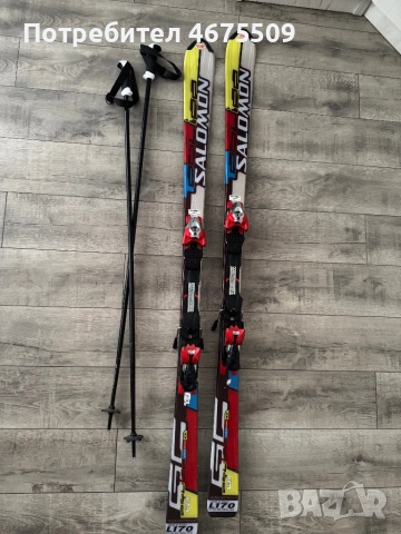 Salomon Ski L170 +щеки