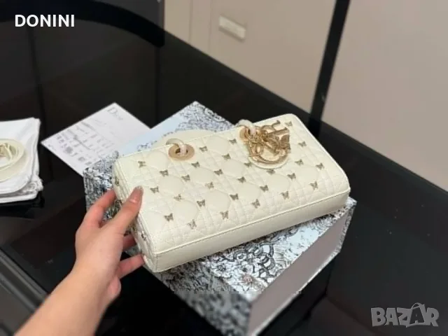 Christian Dior Дамска чанта, кожа, снимка 5 - Чанти - 56339735