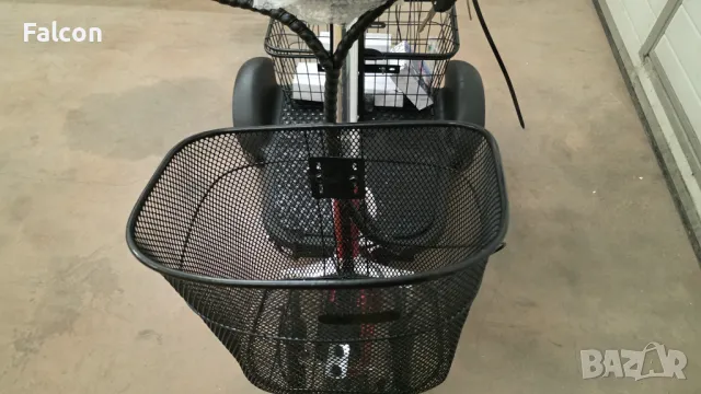 Електрическа триколка Falcon Traffic 950W с равна платформа и крачна спирачка, снимка 17 - Мотоциклети и мототехника - 35781881