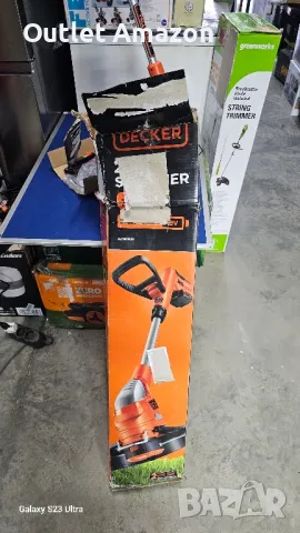 Моторна коса Black&Decker, GLC1823L20, Електрическа 18V, Батерии Li-Ion 2.0Ah, снимка 5 - Градинска техника - 49839979