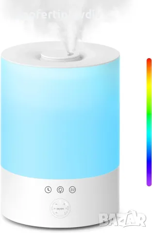 Овлажнител за въздух Maxcio 2.5 L, Ultrasonic RGB,Гаранция, снимка 2 - Овлажнители и пречистватели за въздух - 48309890