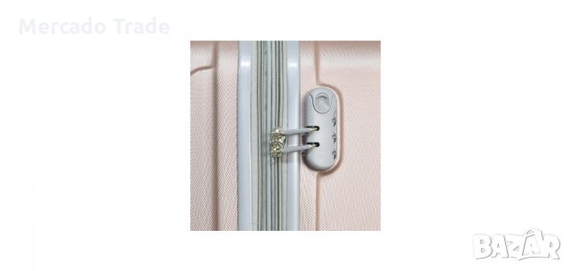 Комплект куфари 1217, Пепел от рози, снимка 5 - Куфари - 35901202