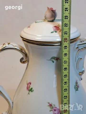 порцеланов чайник Meissen , снимка 9 - Сервизи - 49676555