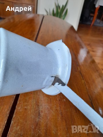 Старо емайлирано джезве #7, снимка 6 - Антикварни и старинни предмети - 39477223