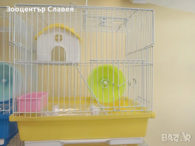 Клетка за хамстер с етаж.оборудвана , снимка 2 - За гризачи - 30417863