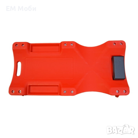 Сервизна Лежанка Автосервиз Работна Лежанка за Сервиз с Колелца червена, снимка 2 - Аксесоари и консумативи - 44619151