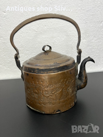Османска медна кана / съд. №5135, снимка 1 - Антикварни и старинни предмети - 44512905