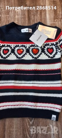 Детски пуловер DESIGUAL, размер 122-128см, снимка 2 - Детски Блузи и туники - 40085731