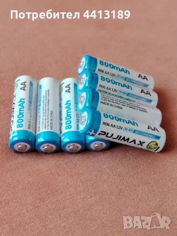 Акумулаторни батерии АА с над 1000 цикъла на зареждане., снимка 1