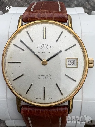 Rotary automatic 21 jewels ETA 2824, снимка 2 - Антикварни и старинни предмети - 56234671