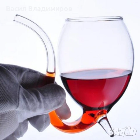 Чаша за Вино - Вампир 300ml боросиликатно стъкло , снимка 6 - Чаши - 53029860