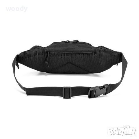 Тактическа чанта за кръст, Черен цвят, снимка 7 - Екипировка - 41474776