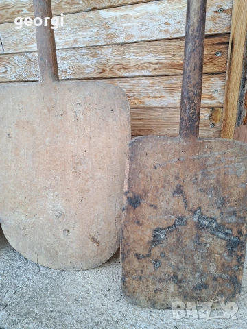 дървена лопата за хляб антика, снимка 4 - Антикварни и старинни предмети - 53137653