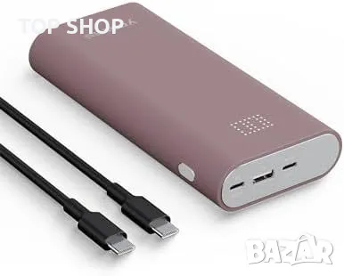 Нова 65W Бърза Зарядна Батерия: USB-C/A 20000mAh: Зарядно за Лаптоп и Телефон