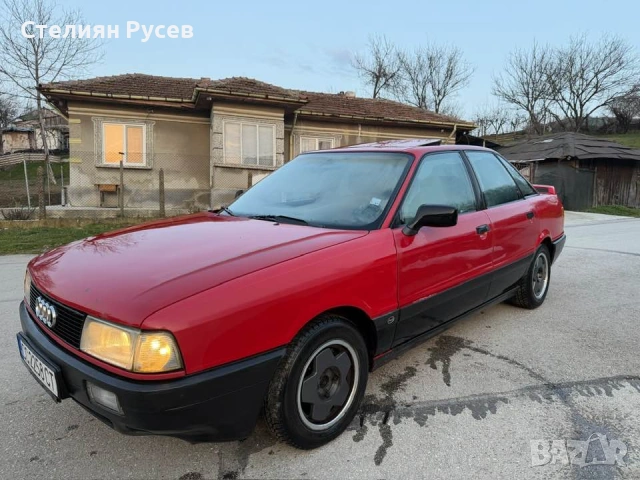  audi 80 газ / бензин 1.8 90 коня - цена 920 евро НЯМА РЪЖДА ОТДОЛУ - колата e регистрация на 05,03,, снимка 2 - Автомобили и джипове - 53611895