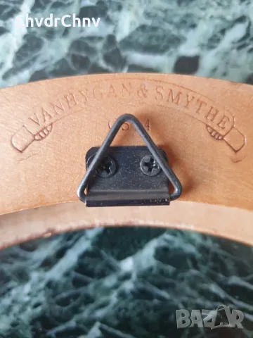 11бр Van Hygan & Smythe луксозна английска кръгла дървена рамка за декоративна порцеланова чиния, снимка 6 - Колекции - 47173394