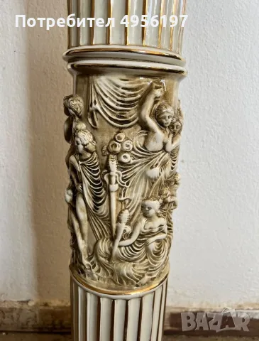 Порцеланова колона Capodimonte , снимка 2 - Декорация за дома - 56177571