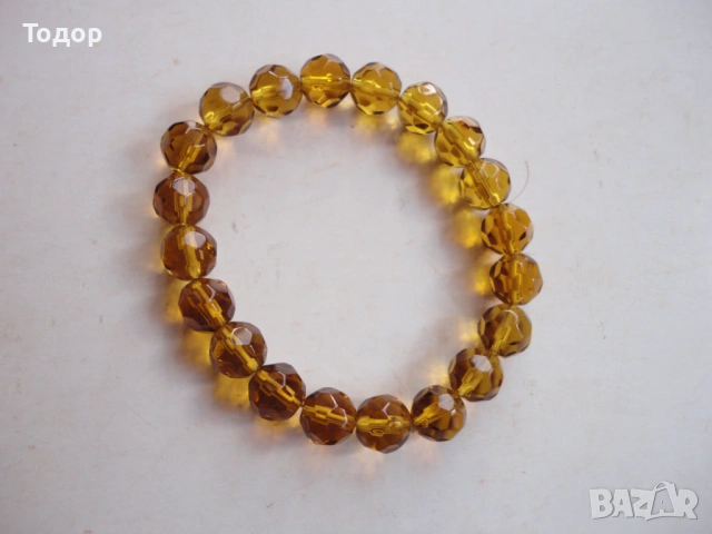 Разтегателна гривна с естествени фасетирани камъни 2, снимка 3 - Гривни - 53023249