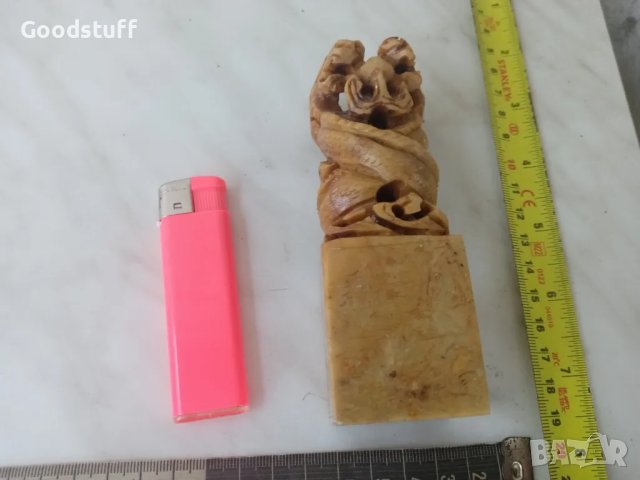 Дракон,змей,1900к,фигура,нефрит,жадеит,печат,Китай

, снимка 7 - Други - 47311107