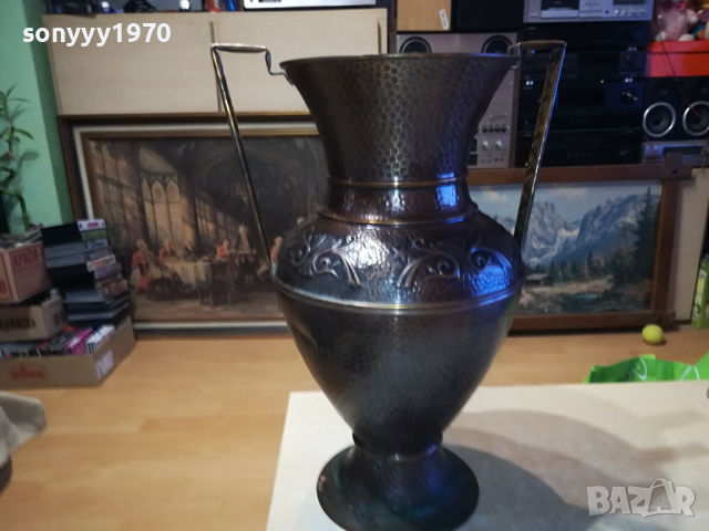 ГОЛЯМА КАНА ВАЗА ОТ ФРАНЦИЯ 1603242107, снимка 2 - Антикварни и старинни предмети - 44797160