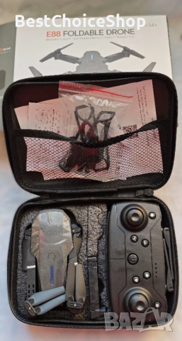 Сгъваем Дрон с HD 1080P Камера RC Квадрокоптер за Деца и възрастни с 2 Батерии, снимка 4 - Дронове и аксесоари - 53651619