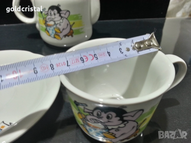 Стар български порцелан детски комплект , снимка 6 - Антикварни и старинни предмети - 52957809