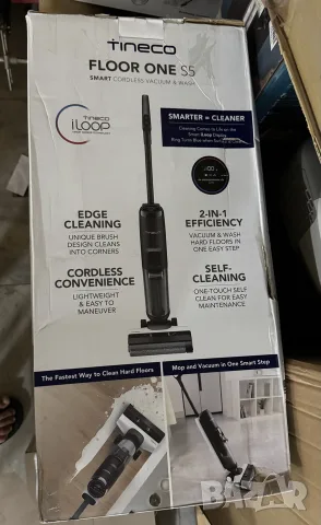Прахосмукачка за сухо и мокро Tineco Floor ONE S5 Smart, снимка 6 - Прахосмукачки - 56075784