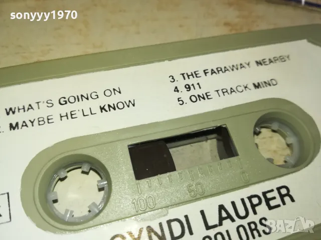SYNDI LAUPER TRUE COLORS-ORIGINAL TAPE 2112240509, снимка 8 - Аудио касети - 48421414