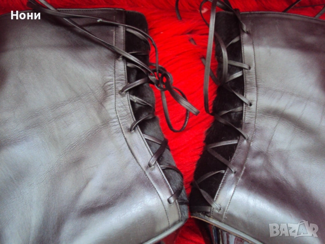 Дамски боти от естествена кожа на NOA, снимка 7 - Дамски боти - 19933100