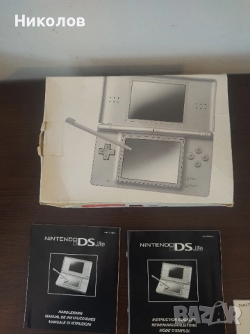 Продавам оригинална кутия за Nintendo DS Lite(сив цвят), снимка 2 - Аксесоари - 52438490