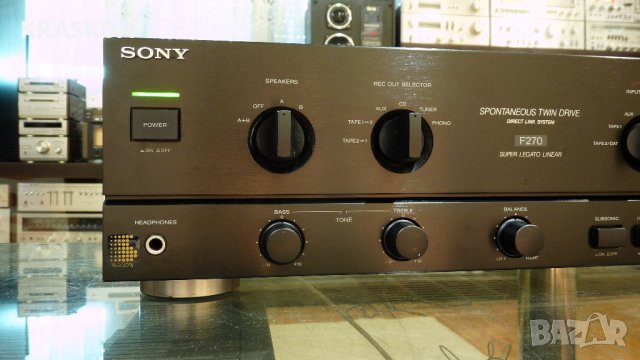 SONY TA-F270, снимка 2 - Ресийвъри, усилватели, смесителни пултове - 34739957