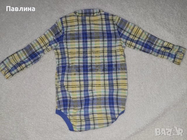 Лот от 9 Бебешки Блузки с Дълъг Ръкав - 12-18м, снимка 18 - Бебешки блузки - 51417530