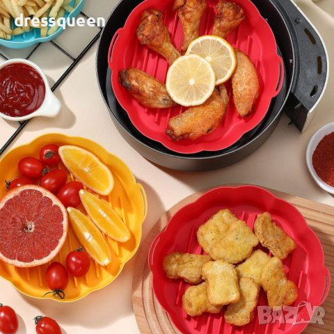 Малка силиконова форма за еър фрайър 4087, снимка 2 - Други стоки за дома - 41954992