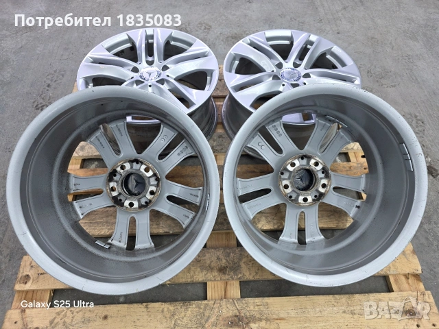 Лети джанти 17ки 5х112 Mercedes, снимка 10 - Гуми и джанти - 53579178