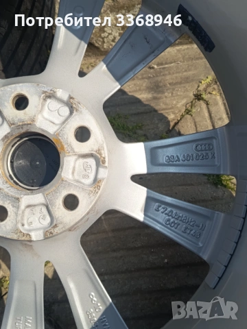 Оригинални джанти 18" 5х112 Q3 Q5 A3 A4 с гуми 235/55/18 Continental Suv, снимка 6 - Гуми и джанти - 53740292