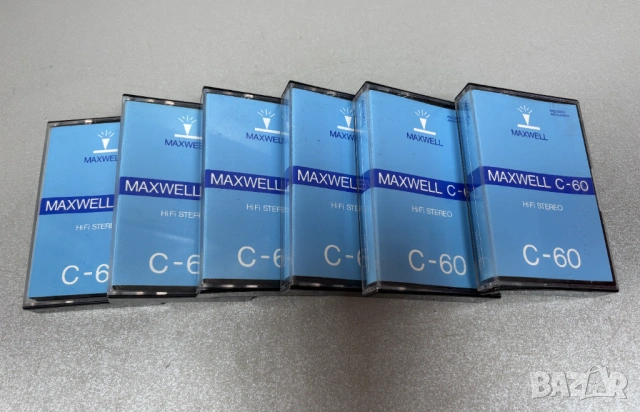 Аудио касети MAXWELL NORMAL C-60 CASSETTE JAPAN /6 броя за 6€/