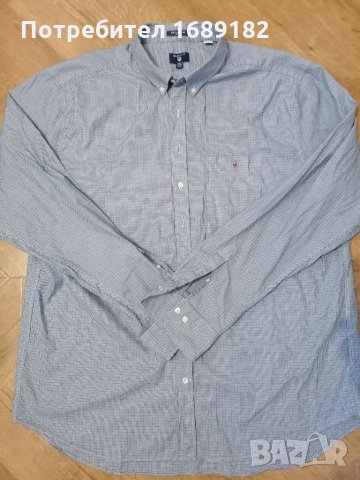 Gant - мъжка риза р. 3XL, снимка 1 - Ризи - 34071992