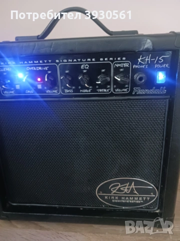 Кубе за  китара randall kirk hammett kh-15, снимка 3 - Китари - 53442032